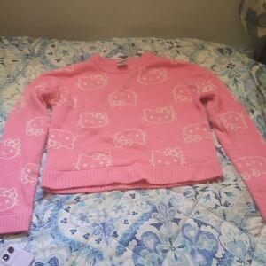 Hello Kitty Pink Crew Neck Sweater